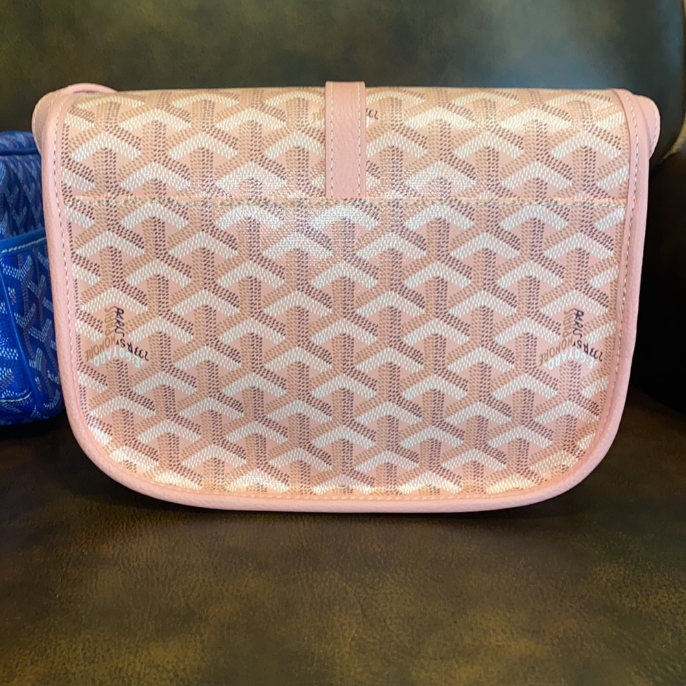 RARE GOYARD BELVEDERE PM LIMITED EDITION ROSE POUDRE PINK - Picture 15 of 16